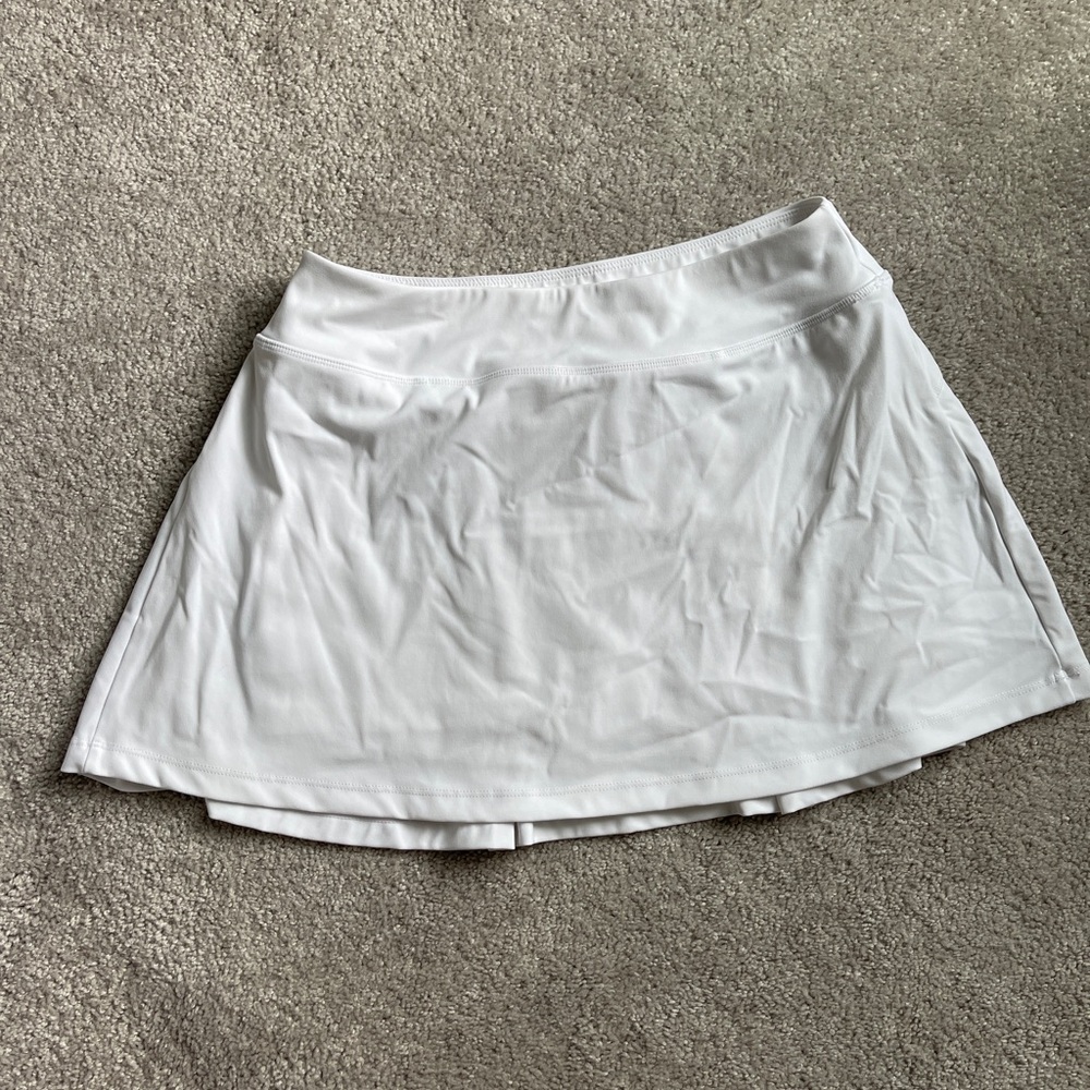 White Women's Active Sport Skirt